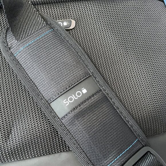 Solo New York Laptop Bag Shoulder Briefcase 15.6" Padded Computer Work Travel - Picture 8 of 16